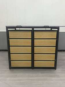 صندوق لـ 2 سلة عجلات مع لتر لكل منهما ، لون أنثراسايت وحبيبات الخشب في ملاهي بن عجلات - Product Image 3