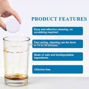 Comprimés de nettoyage pour acier inoxydable, flacons thermiques, comprimés de nettoyage pour bouteilles d'eau, comprimés de nettoyage pour gobelets - Product Image 2