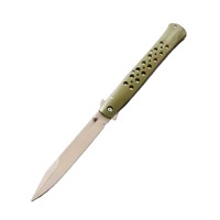 Couteau pliant d'extérieur CN G10 de haute qualité, couteau tactique multi-usage essentiel et tranchant pour le camping