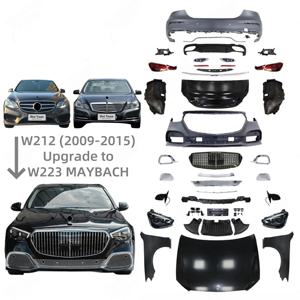 สำหรับรถเบนซ์ E-Class W212 ปี 2009-2015 ชุดแต่งอัพเกรดเป็น <span class=keywords><strong>W223</strong></span> <span class=keywords><strong>Maybach</strong></span> พร้อมกันชนหน้า-หลัง กระจังหน้า ดิฟฟิวเซอร์หลัง ท่อไอเสีย - Product Image 1