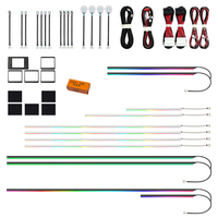 Bande lumineuse LED RGB d'ambiance intérieure TMPRO pour Hongqi H5 2023-2024, lampe d'ambiance dynamique symphonique, accessoires de modification