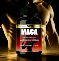 Capsules d'énergie Maca Man Power pour hommes adultes Ashwagandha & Ginseng Complément alimentaire naturel 60 capsules