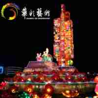 Chinesische Seiden laternen für Außen dekoration Festliche Außen laternen fest beleuchtung für Weihnachten Ostern Thanksgiving
