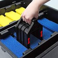 Filtre biologique pour bassin SUNSUN Eco-Friendly CBF-350, carré, en plastique ABS, 8000L/h, certifié CE/GS, système de filtration pour poissons, piscine, extérieur, jardin