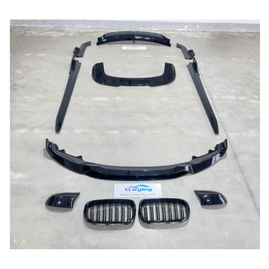 Pièces automobiles pour voiture, kit aérodynamique Black Knight, lèvre de séparateur avant, spoiler pour <span class=keywords><strong>BMW</strong></span> <span class=keywords><strong>X5</strong></span> <span class=keywords><strong>F15</strong></span>, <span class=keywords><strong>calandre</strong></span> de spoiler - Product Image 1