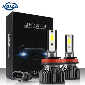 HAIZG S6 car led headlights 6000k auto accessories h7 h4 led lighting system