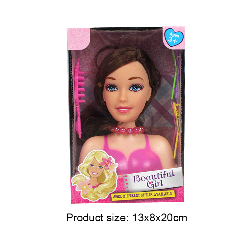 Лидер продаж, игрушки Brinquedo, детская интеллектуальная игрушка «сделай сам», макияж, ролевая игра, голова, кукла для стайлинга, игрушки для девочек 2020