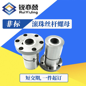 Paire de vis à billes FFZD pour réparation, grand diamètre, extra longues 7m, 8m, 9m, avec écrou personnalisé pour machines-outils - Product Image 2