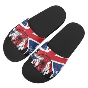Custom <strong>Men</strong> Slide <strong>Slippers</strong> PVC British National Flag Summer <strong>Men's</strong> Outdoor Sandals Female Non-slip Beach Shoes Flip Flops <strong>UK</strong> - Product Image 4