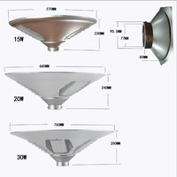 Le mouvement en aluminium solaire blanc chaud de lumière de jardin de LED imperméable de 20W IP65 allume l'éclairage 360 ° extérieur