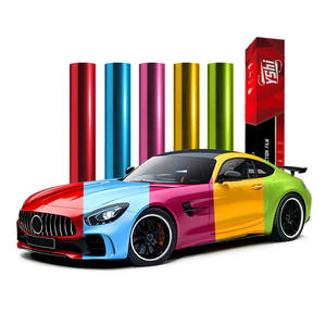<span class=keywords><strong>Film</strong></span> de protection de carrosserie de voiture de luxe Yshi 300+ couleurs, rouge, bleu, blanc, vert, caméléon, mat, protection UV, anti-rayures, sans bulles, libération d'air - Product Image 1