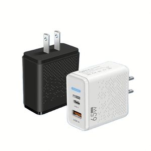 New Product PD 65W QC3.0 <b>EU</b>/US Mobile Phone Wall Type C Fast Charger Cable <b>Adapter</b> 65W PD Charger - Product Image 1
