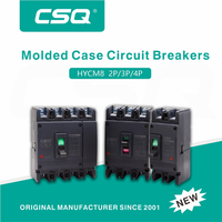 Disjoncteur modulaire à encastrer CSQ 3P 32 Amp 4P 100A 125A 250A 400A 320A 400A 630A 800A 3 pôles AC