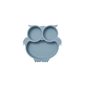 Plato de Silicona con Forma de Búho para Niños Pequeños, Base de Succión Antideslizante, Libre de BPA, Apto para Microondas, Bandeja Dividida, Logotipo Personalizado - Product Image 4