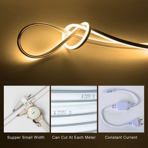 Tira de Luz LED de Neón Flexible de 220V, de PVC y Silicona, para Decoración Navideña, Tira de LED de Neón para Manualidades - Product Image 3