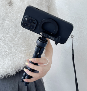 Magnetuc magnétique puissant <span class=keywords><strong>trépied</strong></span> adaptateur de montage de téléphone support de téléphone <span class=keywords><strong>trépied</strong></span> pour <span class=keywords><strong>iphone</strong></span> 12 <span class=keywords><strong>13</strong></span> 14 15 16 pro max - Product Image 3