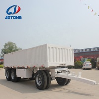 Remorque industrielle à double essieu 4x4 avec barre de traction de 20 pieds pour transporteur de conteneurs ISO, remorques de tracteur pour camions complets, remorques de camions agricoles