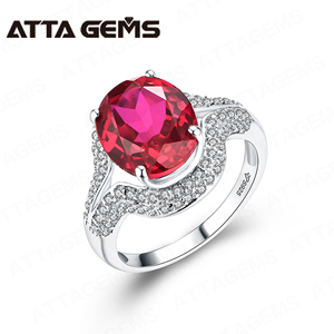 6.0 Carats 12*10Mm Hình Bầu Dục Cắt Thổ Nhĩ Kỳ Đồ Trang Sức Bán Buôn Vàng Mạ 925 Sterling Silver Bạc Zultanite Và Alexandrite Nhẫn - Product Image 1