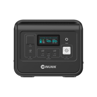 WINNIK SYD-N054 800W 512Wh Centrale Électrique Portable LiFePO4 UPS Charge Rapide 1.5H Générateur Solaire Camping Urgence Domicile 4000+