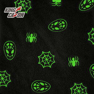 KINGCASON Manufacturer Wholesale Solid Customized Design Anti-pill <strong>Spiderman</strong> Pattern Glow in the Dark Fabric for Home Textiles - Product Image 6