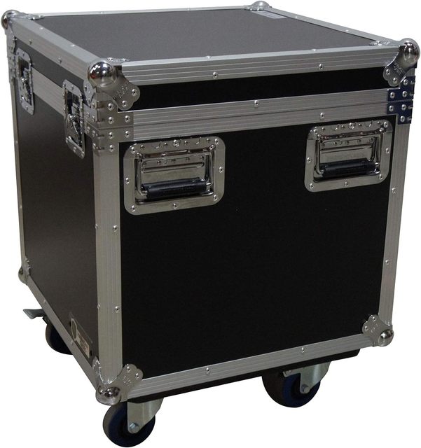 More Aluminum Flight Case Rack Wheels Storage Audio Mixer Amplifier Cabinet Drawer with Wooden/Transparent Door