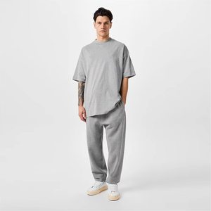 Pantalones Deportivos Rectos Personalizados con Serigrafía, 100% Algodón, 480gsm 500gsm, para Gimnasio, Running, Estilo Urbano, para Hombre - Product Image 2