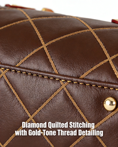 Nuevo Bolso Boston de Cuero Acolchado de Diseño de Lujo para Mujer - Logotipo Personalizado, Bolso de Mano Portátil con Correa para el Hombro - Product Image 4
