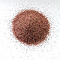 Granat marin naturel haute pureté 80 mesh, abrasif à faible teneur en impuretés pour la découpe au jet d'eau de l'acier inoxydable, du marbre et du verre