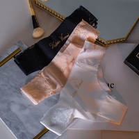 Culottes pour femmes, slips taille basse sexy, lingerie string en dentelle, culotte sans couture, sous-vêtements en soie glacée pour femmes