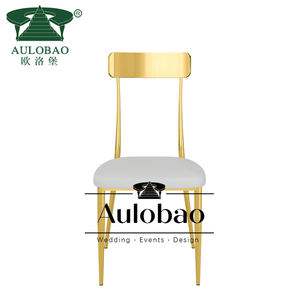 Sillas para eventos apilables de acero inoxidable para salones de banquetes Bodas - Product Image 5