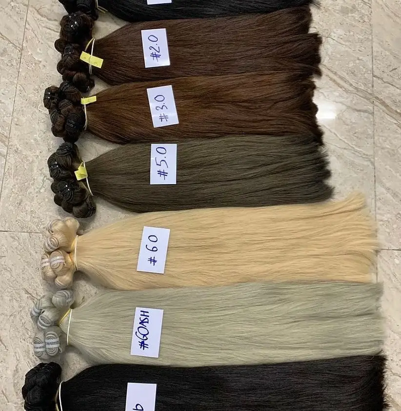 Human Hair Wholesale Price 100% Vietnamese Remy Hair Flat Tip Hair Extensions 8 - 34 inches