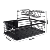 ChengZe – Vente en gros directe usine – Étagère murale multifonctionnelle réglable en fer, non pliable, pour rangement de cuisine