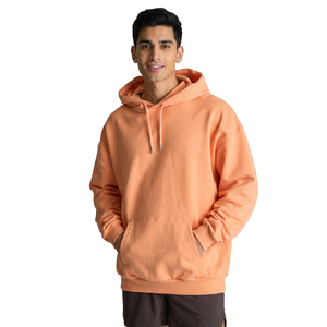 Sudadera con Capucha Básica de Algodón Mezclado con Logotipo Personalizado para Niños, Sudadera con Capucha Lisa para Hombre - Product Image 1
