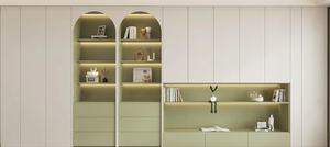 Librería de madera simple moderna, nuevo gabinete de almacenamiento decorativo para uso en el hogar, escuela, hotel o apartamento - Product Image 4