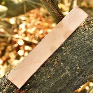 HUNTING HUNTSHUNTING HUNTS Cintre à couteau professionnel en cuir véritable marron 12" x 2" à grain super fin, modèle de ceinture d'affûtage - Product Image 4