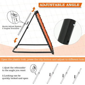 Xách tay dành cho người lớn Thanh Niên gấp trò chơi thể thao sân sau bãi biển trẻ em lưới thực hành mục tiêu bóng đá rebounder - Product Image 5