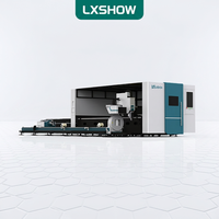 Machine de découpe laser CNC industrielle pour métaux, tôles et tubes, modèle LX3015PHOT, avec cabine de protection