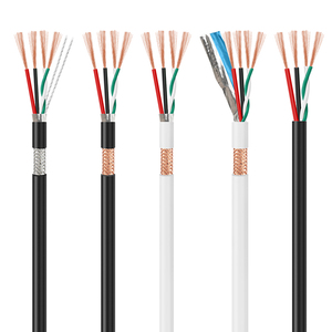 USB 2.0 cáp dữ liệu 2725 22 + 28 AWG 4 lõi xoắn cặp dây điện TPE nhôm lá mỏng bện lá chắn PVC bị mắc kẹt - Product Image 3