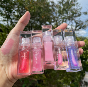 Suero Labial Rosa de Alta Calidad al por Mayor, Brillo Voluminizador, Labios con Aspecto Voluminoso, Aceite Labial con Efecto Cristal - Product Image 1