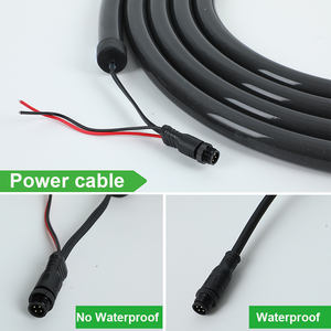 أنبوب نيون سيليكون <span class=keywords><strong>LED</strong></span> أسود 24 فولت 360 درجة RGBW، إضاءة دي جي مرنة، أنبوب نيون قابل للتحكم عن بعد DMX SPI RGBW لمهرجانات الموسيقى والحفلات - Product Image 6