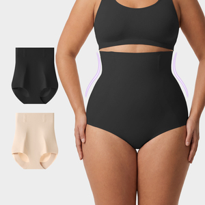 Culottes gainantes Shangbini Premium, <span class=keywords><strong>taille</strong></span> <span class=keywords><strong>haute</strong></span>, contrôle du ventre, <span class=keywords><strong>silhouette</strong></span> lisse, extensibilité douce, confort quotidien luxueux - Product Image 1