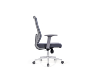 Chaise de bureau ergonomique pivotante avec dossier en maille pour personnel et salles de conférence