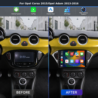 Navigation GPS professionnelle d'usine, écran IPS HD 9 pouces, liaison téléphonique Bluetooth, CarPlay pour Opel Corsa 2015, Opel Adam 2013-2016