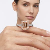 Chenjing Venta Caliente Diamante Cultivado en Laboratorio Suelto de 0.5ct a 1ct, Corte Cojín, Corte Antiguo, Color Champán, HPHT CVD, Venta al por Mayor