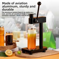 Machine de scellage manuelle essentielle pour gobelets et sachets de boissons, faible bruit, économie de main-d'œuvre, facile à utiliser, moule personnalisé