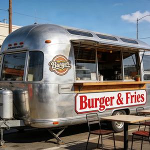 Camión de Comida, Cafetería Móvil, Remolque de Cocina Móvil de Acero Inoxidable - Product Image 5