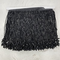 Accessoires pour vêtements Tube de perles argentées, blanches, rouges, vertes et dorées Fringe Trimming With Crystal Luxury Sewing Trim for Clothes