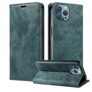 Étui de téléphone en cuir pour iPhone 14 Pro Max Luxueux avec compartiment pour cartes et support rabattable pour iPhone pour Samsung - Product Image 2