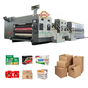 Máquina Automática para Impresión de Cajas de Cartón, Línea de Producción de Plegado y Encolado, Impresora Ranuradora, Unidad de Alimentación de Papel - Product Image 2
