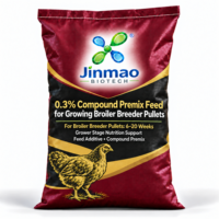 Prémélange composé de minéraux et oligo-éléments Jinmao à 0,3 % pour poulets de chair en croissance, reproducteurs et poulettes de 6 à 20 semaines
